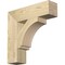 Ekena Millwork Imperial Block Rough Sawn Bracket, Douglas Fir, 4"W x 16"D x 16"H BKT04X16X16IMP05RDF - alternate 1